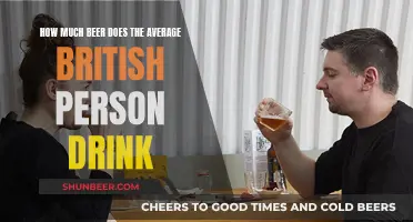 British Beer Consumption: Average Pint Per Person