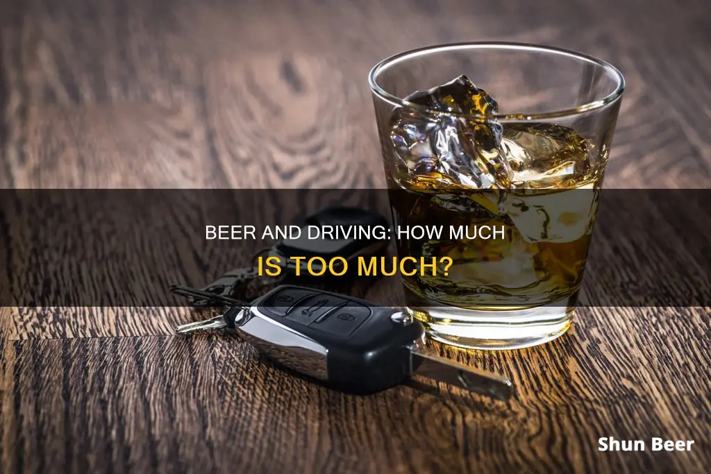 how much beer drink drive