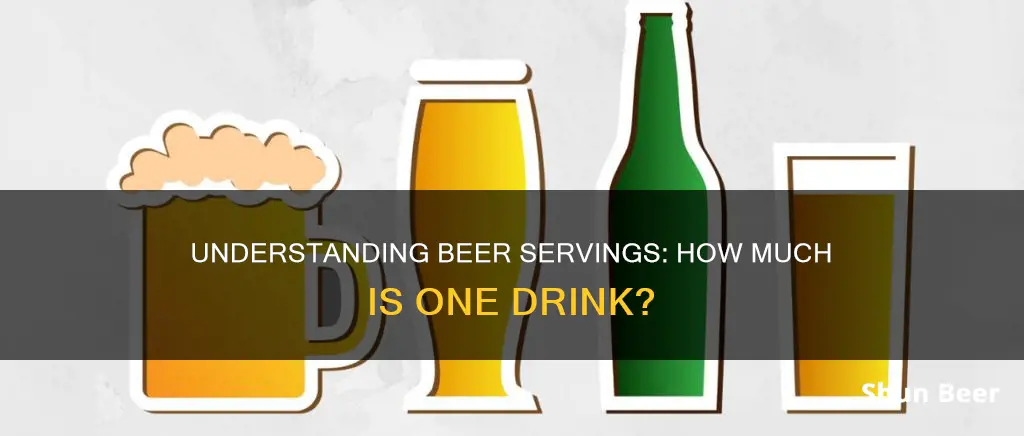 how much beer is one drink