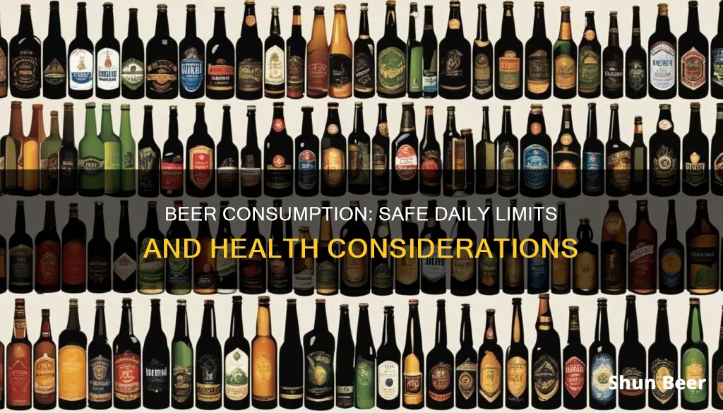 how much beer is safe to drink daily