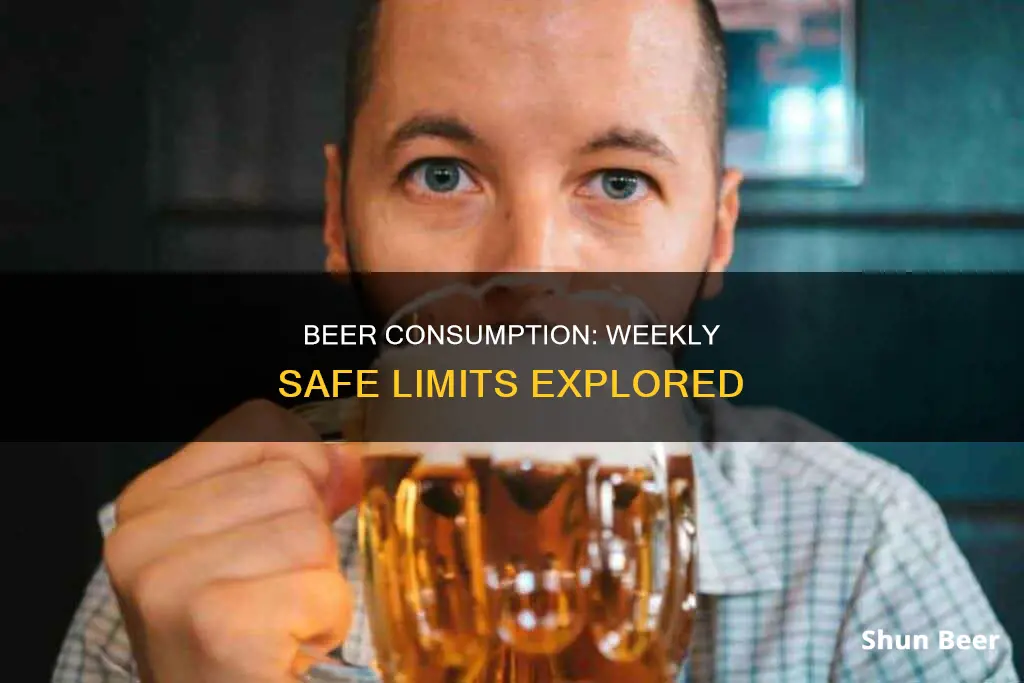 how much beer is safe to drink in a week