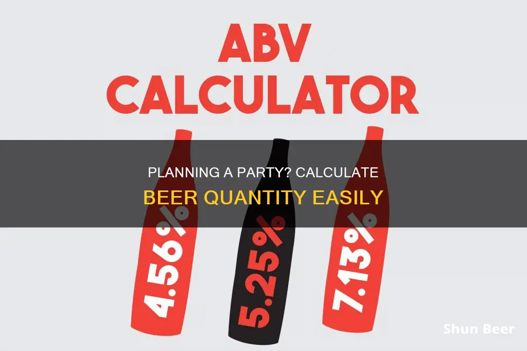 how much beer should i buy calculator