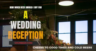 Beer Buying Guide for a Wedding Reception