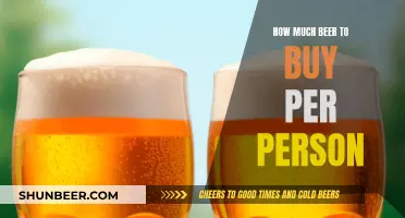 Buying Beer: How Much Is Enough For Each Guest?