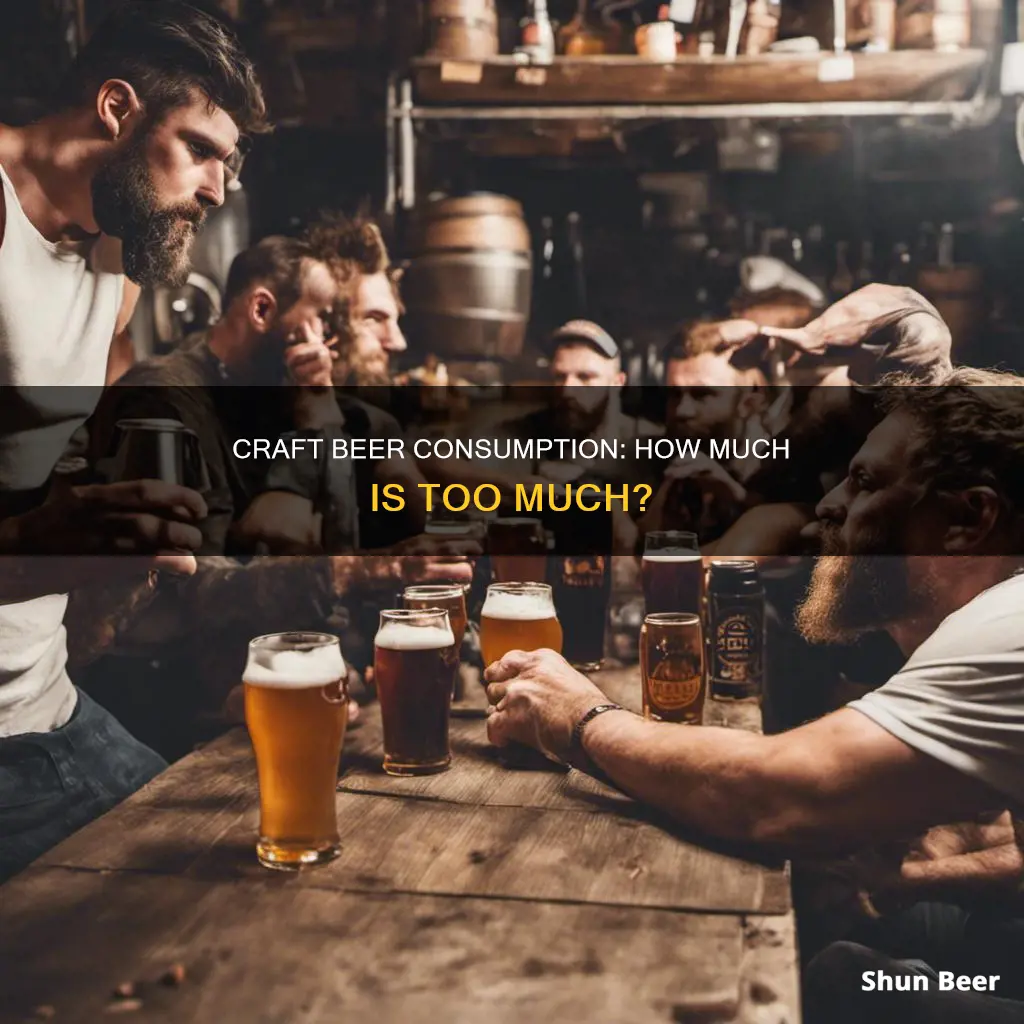 how much craft beer do people drink