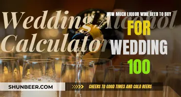 Liquor, Wine, and Beer: How Much to Stock for a 100-Guest Wedding