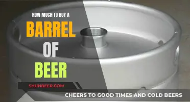 Purchasing Beer by the Barrel: How Much Does It Cost?