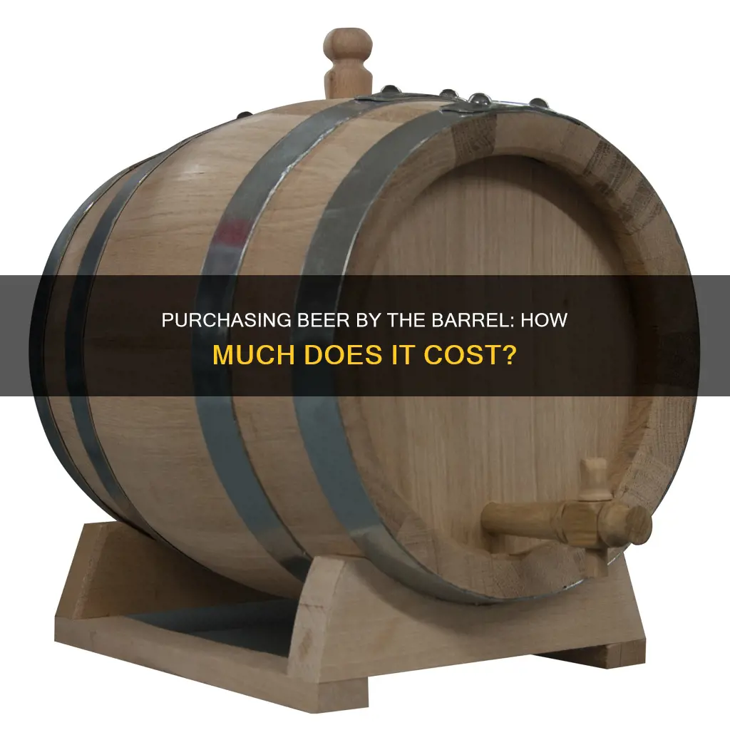 how much to buy a barrel of beer