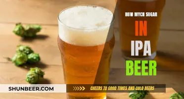 Sugar in IPA Beer: How Much Is Too Much?