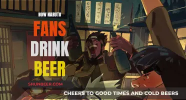 Naruto Fans: Beer Drinking with a Ninja Twist