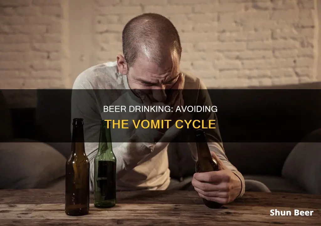 how not to vomit when drinking beer