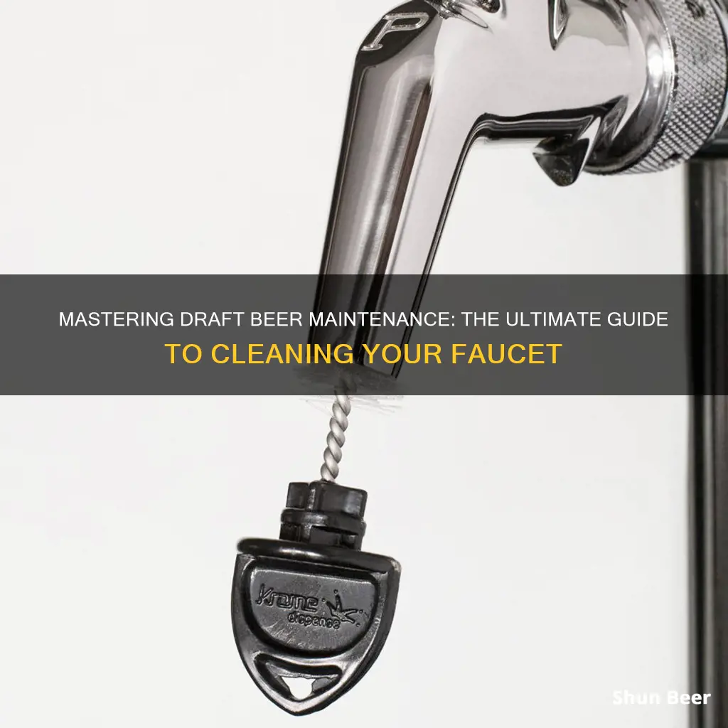 how often clean draft beer faucet