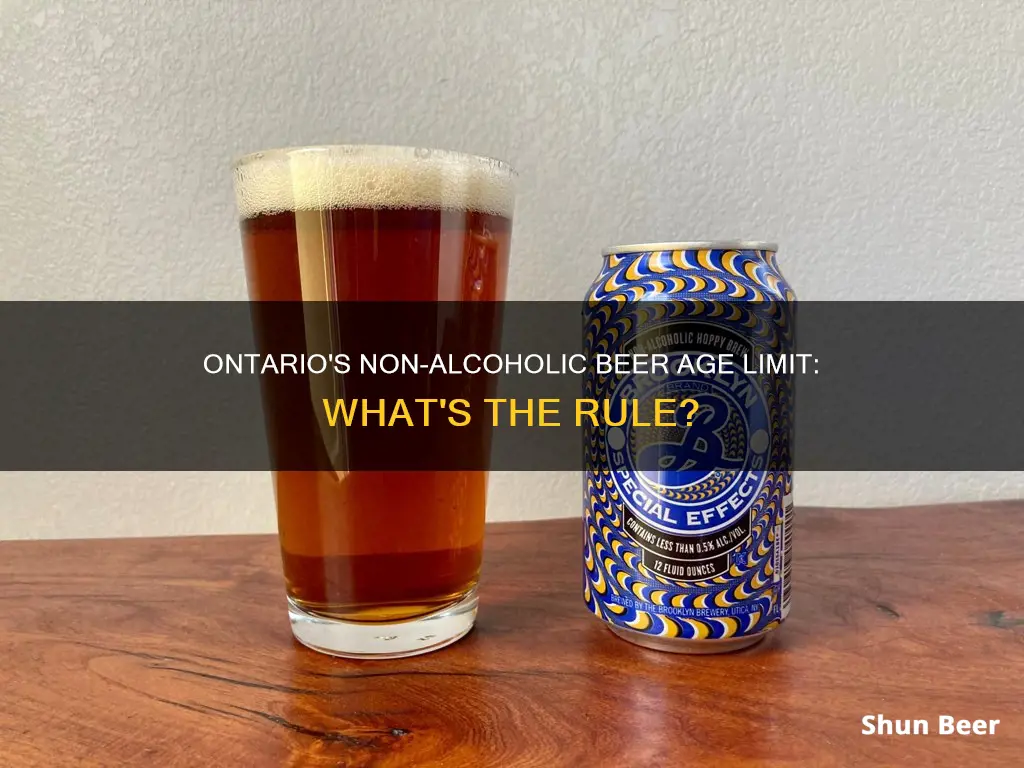 how old to buy non alcoholic beer in ontario