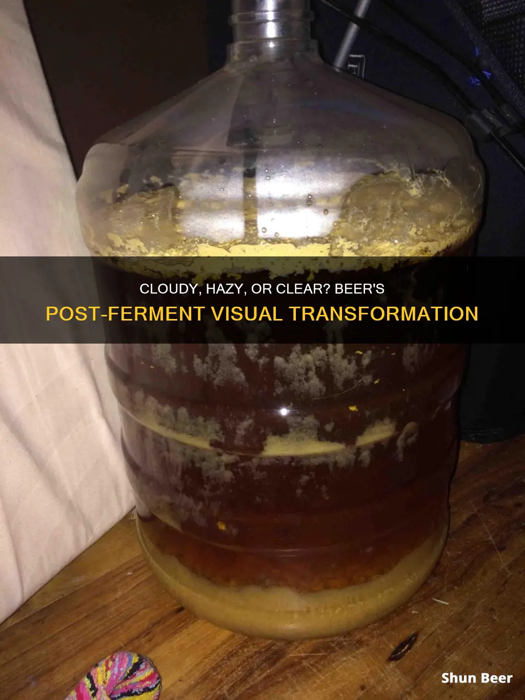 how should beer look after fermenting for 3 days