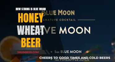 Blue Moon Honey Wheat Beer: Strong, Sweet, and Refreshing