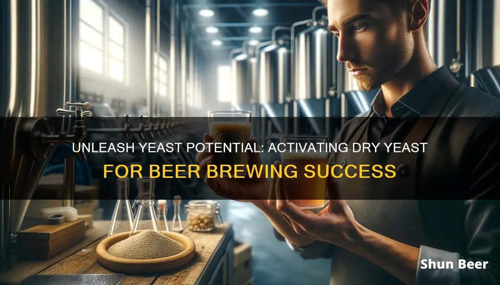 how to activate dry yeast for beer