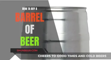 Purchasing Beer by the Barrel: A Guide