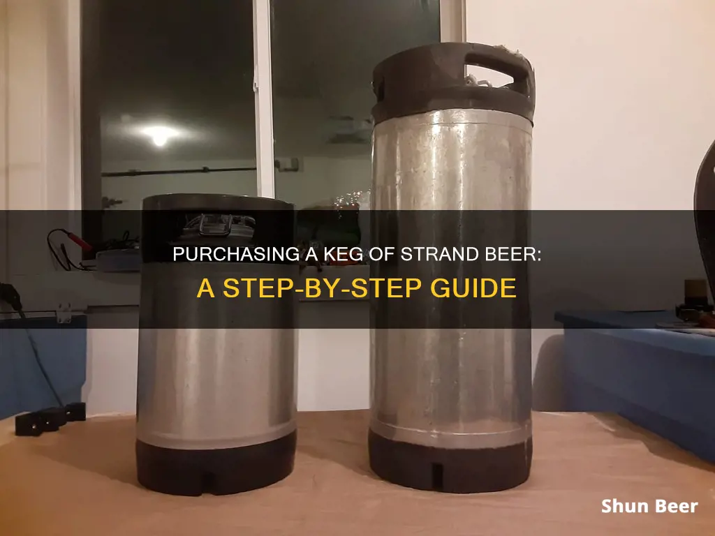 how to buy a keg of strand beer