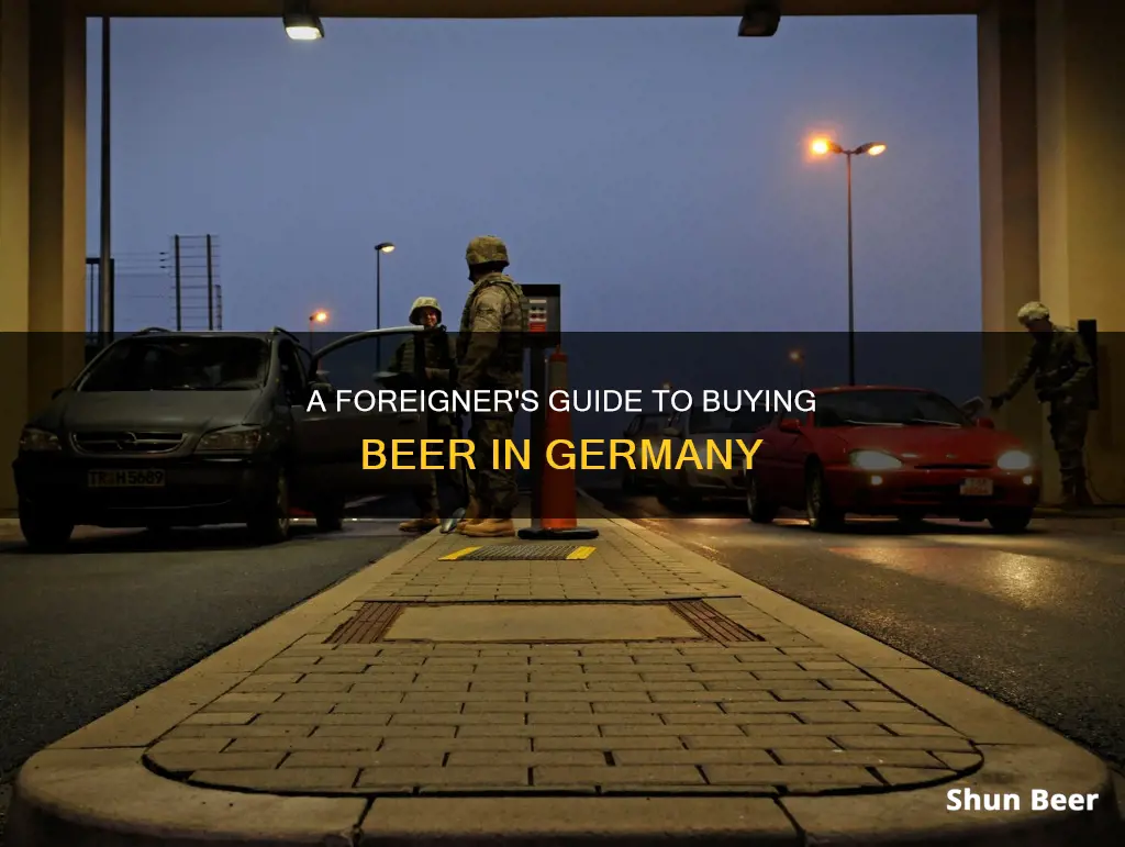 how to buy beer as a foreign germany