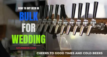 Buying Beer in Bulk for Your Wedding: A Guide