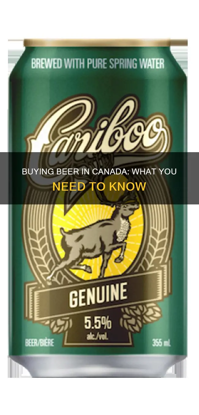 how to buy beer in canada