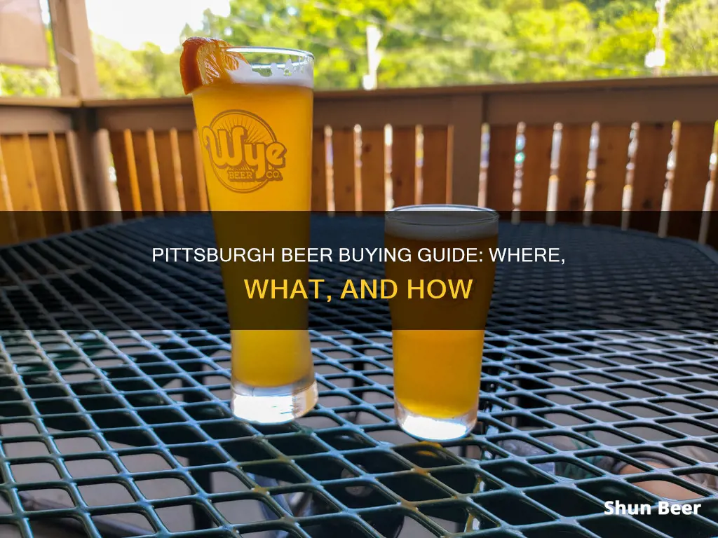 how to buy beer in pittsburgh