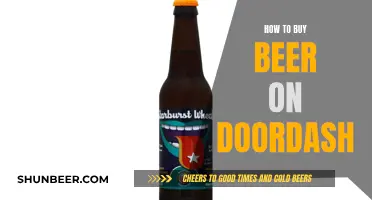 Purchasing Beer via DoorDash: A Step-by-Step Guide