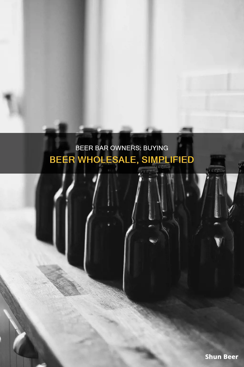 how to buy beer wholesale for beer bar