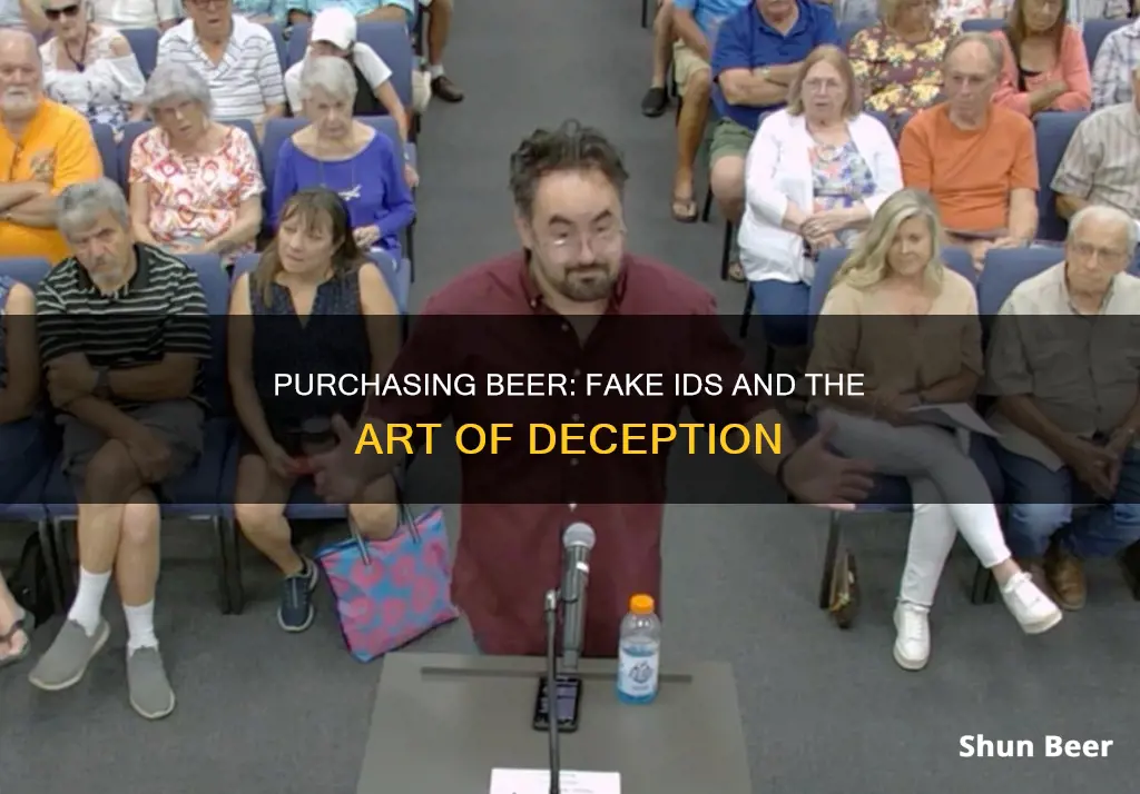 how to buy beer with a fake id