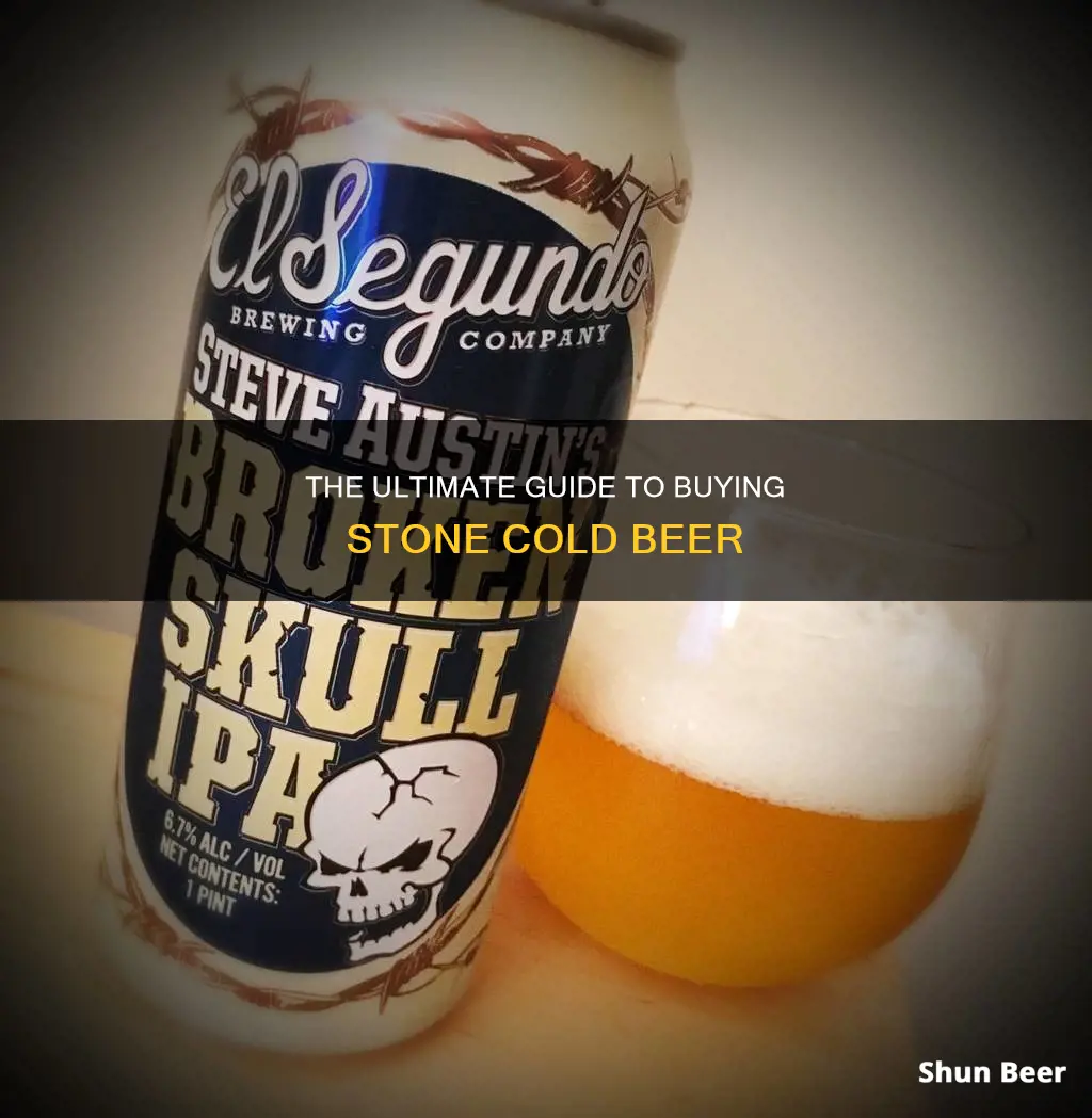 how to buy stone cold beer