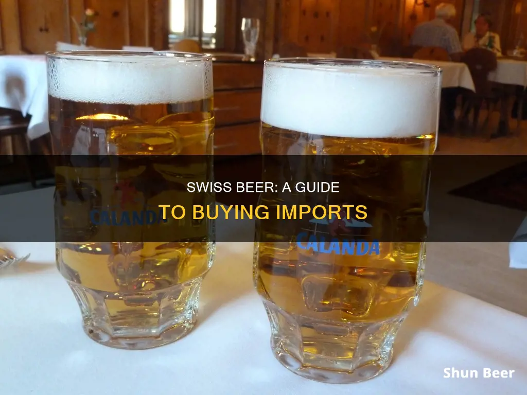 how to buy swiss import beer