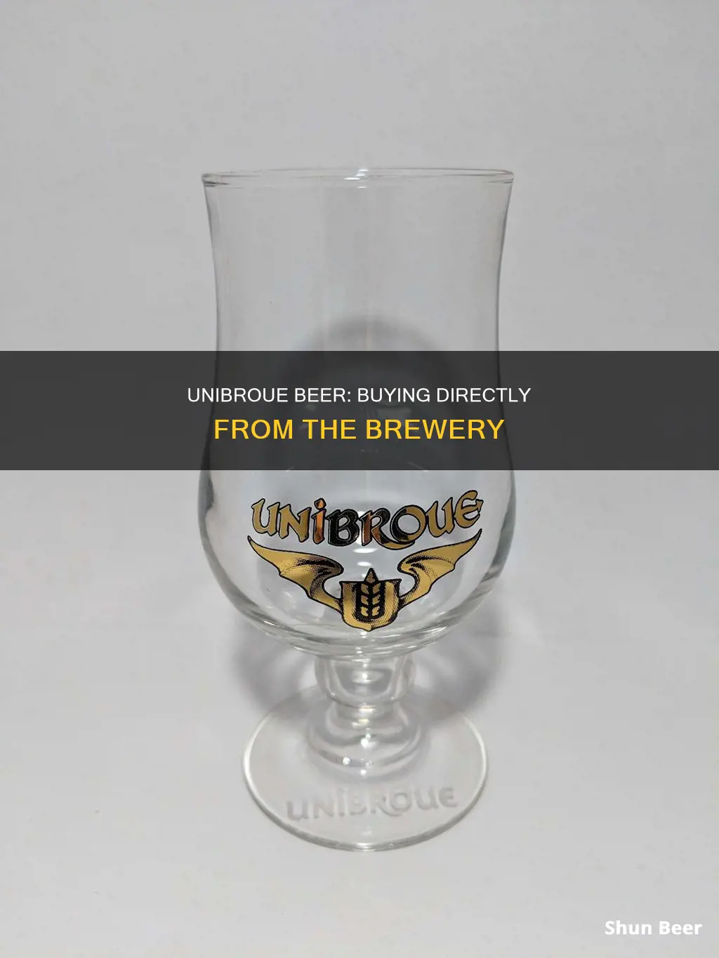 how to buy unibroue beer from the plant