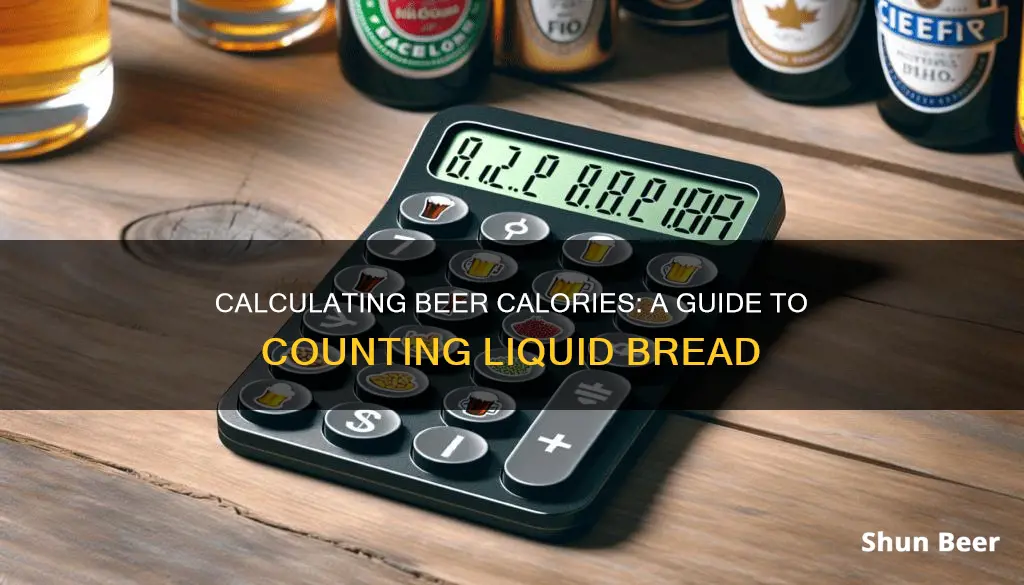 how to calculate beer calories