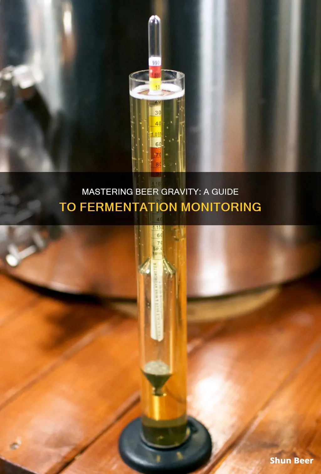 how to check gravity of beer during fermentation