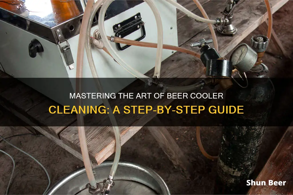 how to clean a beer cooler