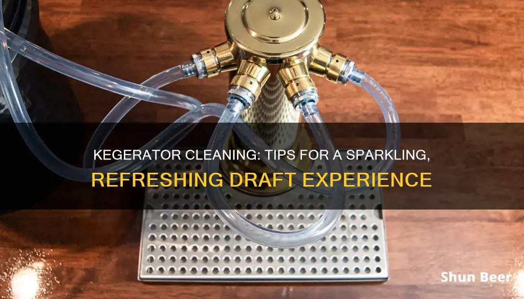 how to clean a beer kegerator