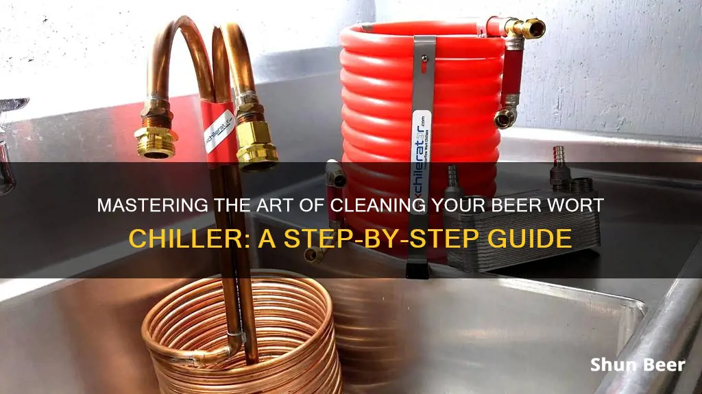 how to clean a beer wort plate chiller