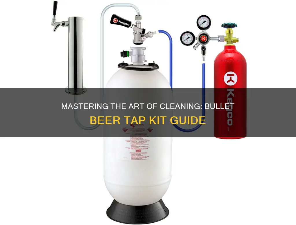 how to clean a bullet beer tap cleaning kit