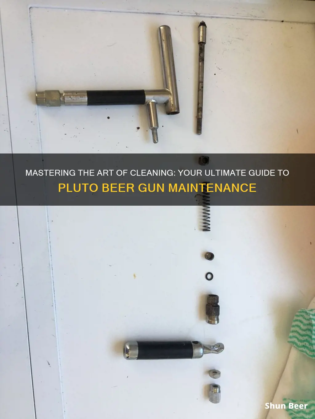 how to clean a pluto beer gun