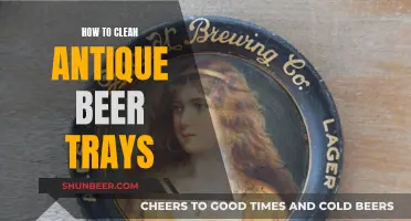 Restoring Antique Beer Trays: A Guide to Cleaning and Preserving