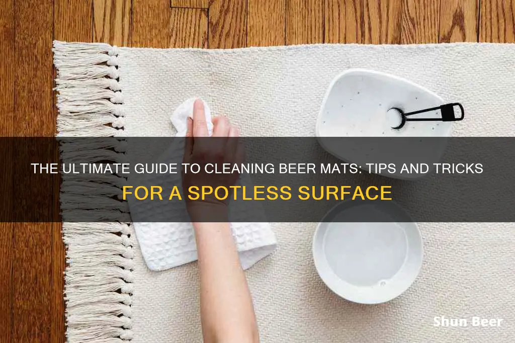 how to clean beer mats