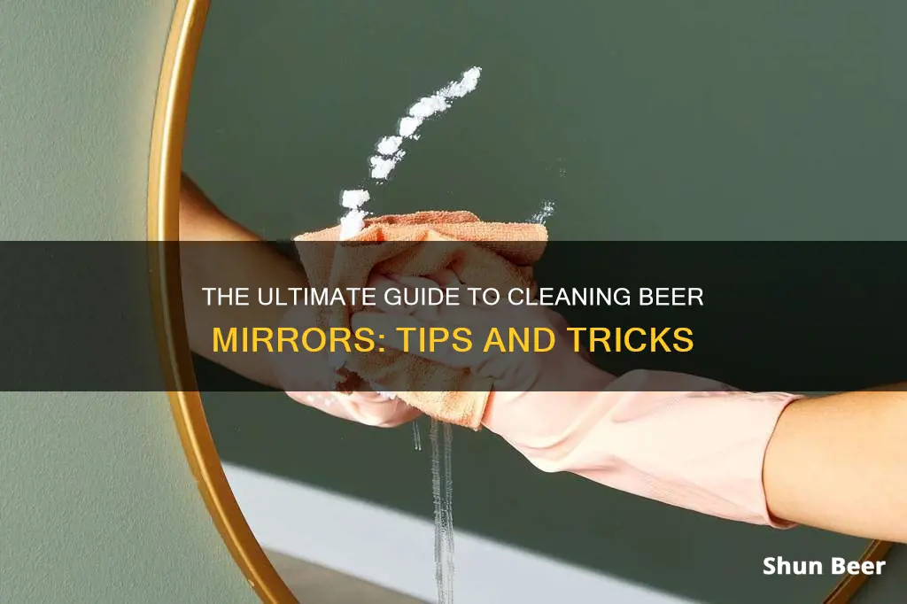 how to clean beer mirrors