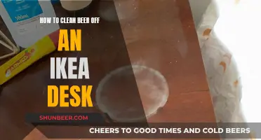 Beer-Stained IKEA Desk? Here's How to Clean It!