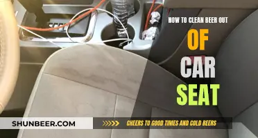 Beer-Stained Car Seat? Here's How to Clean It!