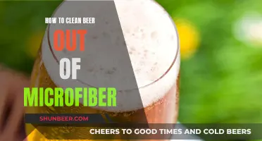 Beer-Stained Microfiber? Here's How to Get It Clean!