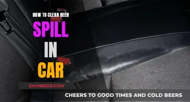 Beer Spill Cleanup: Quick Tips for a Spotless Car Interior