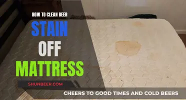 Beer Stain? Here's How to Clean Your Mattress and Get it Back to Spotless