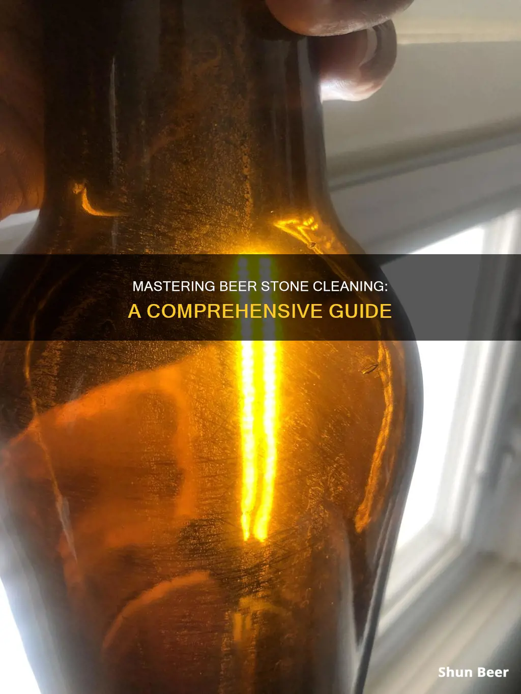 how to clean beer stone