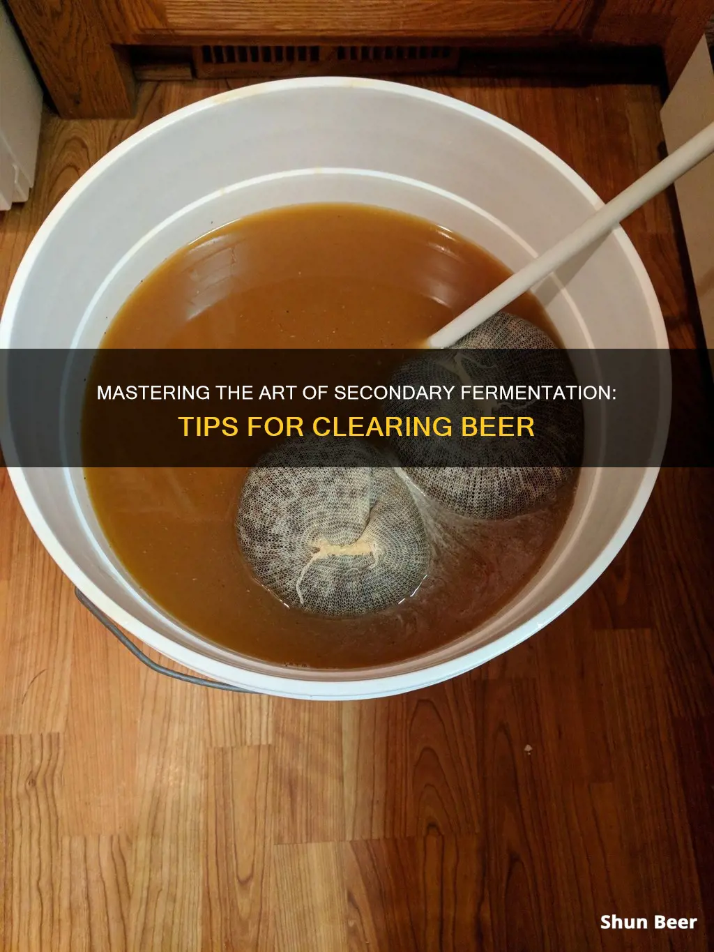 how to clear beer in secondary