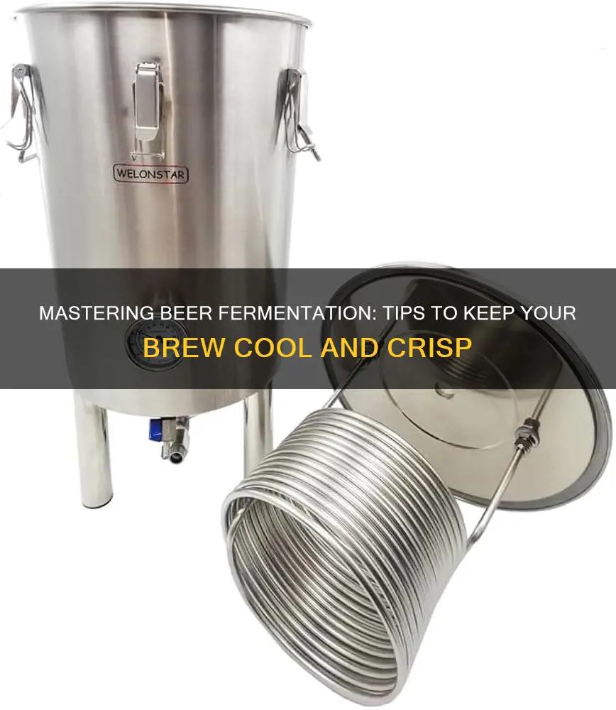 how to cool down fermenting beer